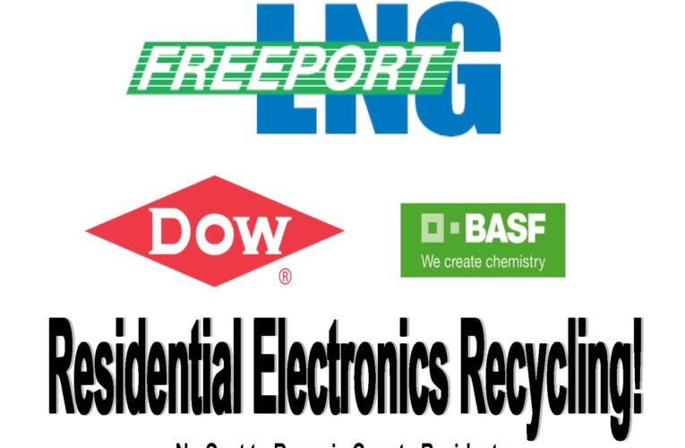 Save The Date!! Electronics Recycling To Be Available For One Day In January In Brazoria County.