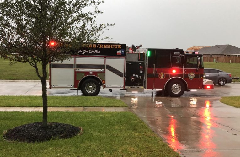 Monday’s Storms Keep Manvel Volunteer Fire Dept Busy